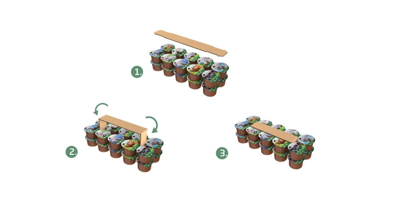 Die effiziente E-Welle-Spange für optimale Warenpräsentation und stapelbare Lagerung von DS Smith überzeugte die Jury.