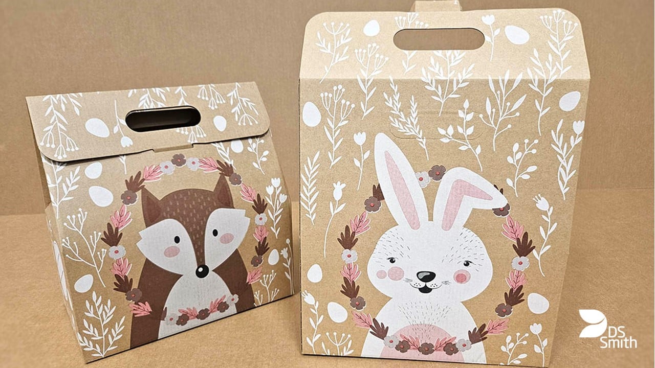 DS Smith partners with Filir d.o.o. to replace traditional plastic Easter gift bag with a sustainable, fiber-based solution