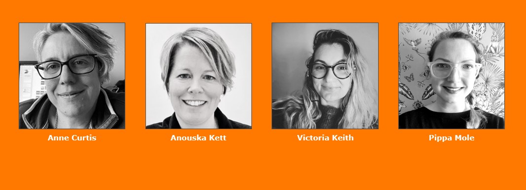 Meet the team: Anne Cutis, Anoushka Kett, Pippa Mole, Vicky Keith, Paul Brown