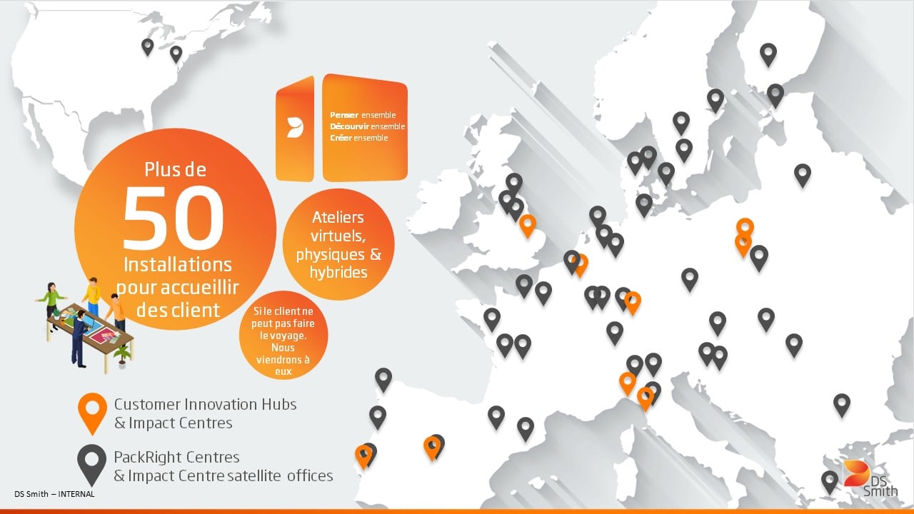 Le réseau mondial de DS Smith au service des clients locaux.