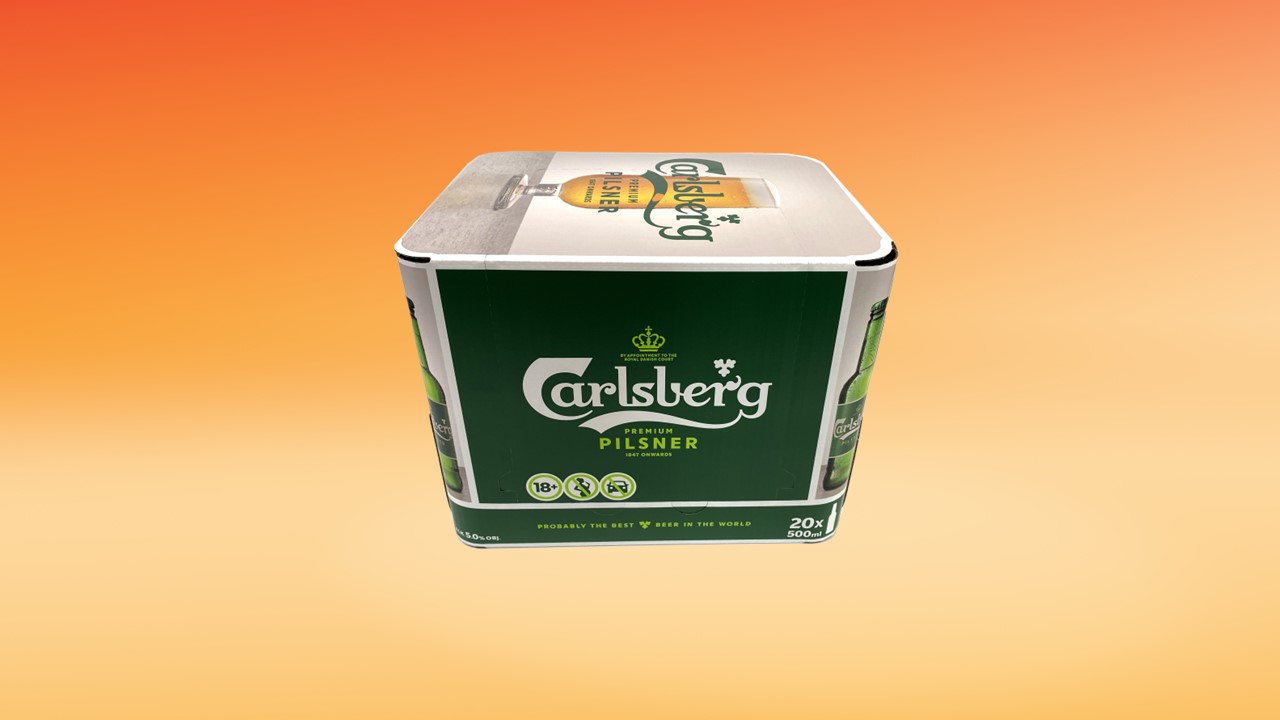 DS Smith Round Wrap packaging for Carlsberg